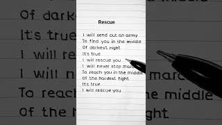 Rescue - Lauren Daigle (Lyrics)