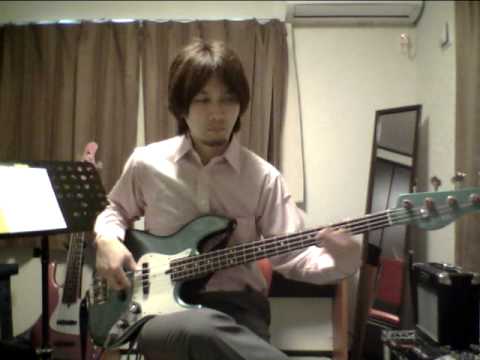 【エレキベース】Key=F 4ビートジャズブルース　Celinder Bass