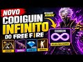 Corre! Resgate Grátis Novo Codiguin Infinito do Free Fire!