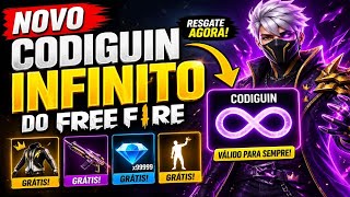 Corre! Resgate Grátis Novo Codiguin Infinito do Free Fire!