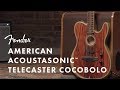 The Making of The American Acoustasonic Series Telecaster Cocobolo | Fender