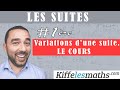 Étudier les variations d’une suite. Suites monotones et non monotones.