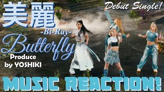 THEY’RE AMAZING!!✨🦋美麗-Bi-ray- “Butterfly” produced by YOSHIKI(Debut Single!) | Music Reaction🔥