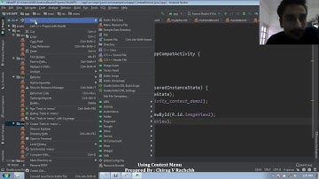ANDROID PRACTICAL 57 | CONTEXT MENU TO SELECT ANIMATION | ANIMATION IN ANDROID