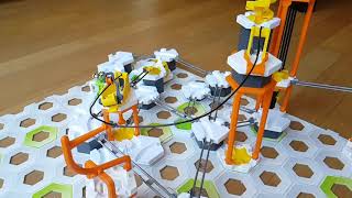 Gravitrax marble run with 3D printed parts