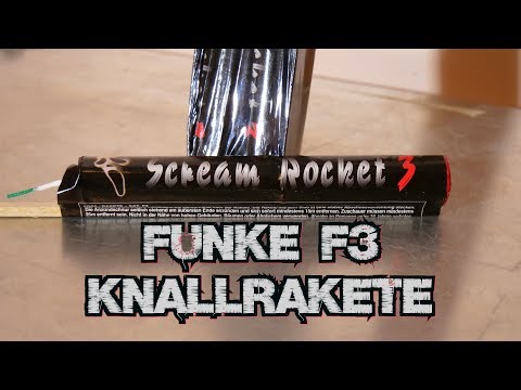 Funke Scream Rocket 3 - F3 Knallrakete mit CE