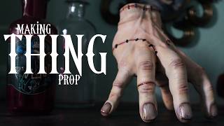 Making ‘Thing’ From Wednesday  | Halloween Prop Build With Me