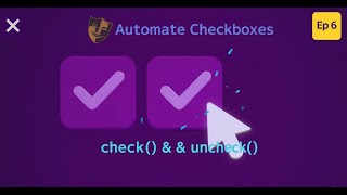 Playwright Tutorial in Tamil - 6 | How to Automate Check Box | check(), uncheck()