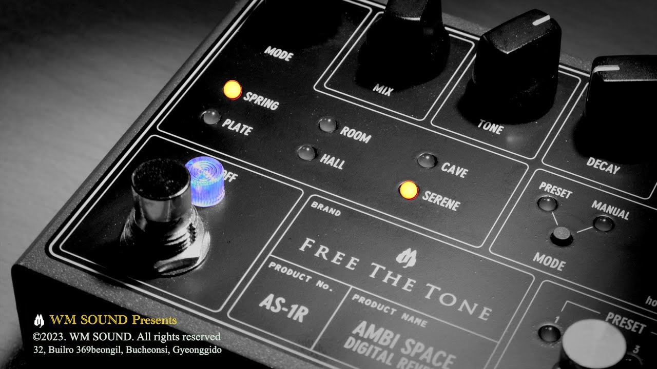 Free The Tone] AMBI SPACE Reverb with Acoustic Guitar / 프리더톤
