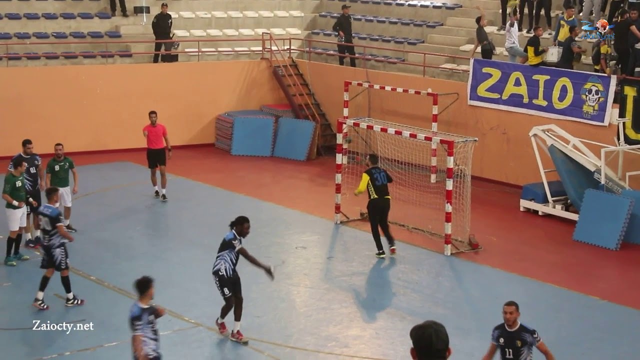 انتهاء مباراة نهضة زايو لكرة اليد ضد هلال الناظور بالتعادل  22/ 22