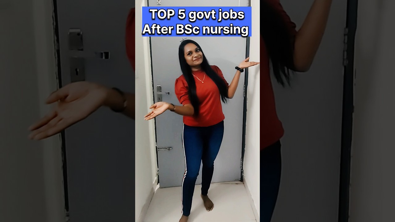Top 5 govt jobs after BSc nursing,😍👆🤗#aiims #study#nursingofficer #motivation#viral#trending#shorts