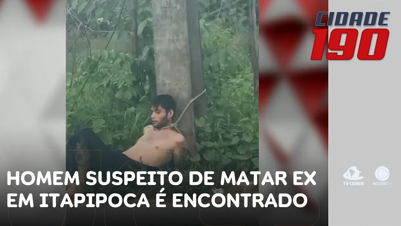Homem suspeito de matar ex em Itapipoca é encontrado amarrado pelo pescoço e preso | Cidade 190