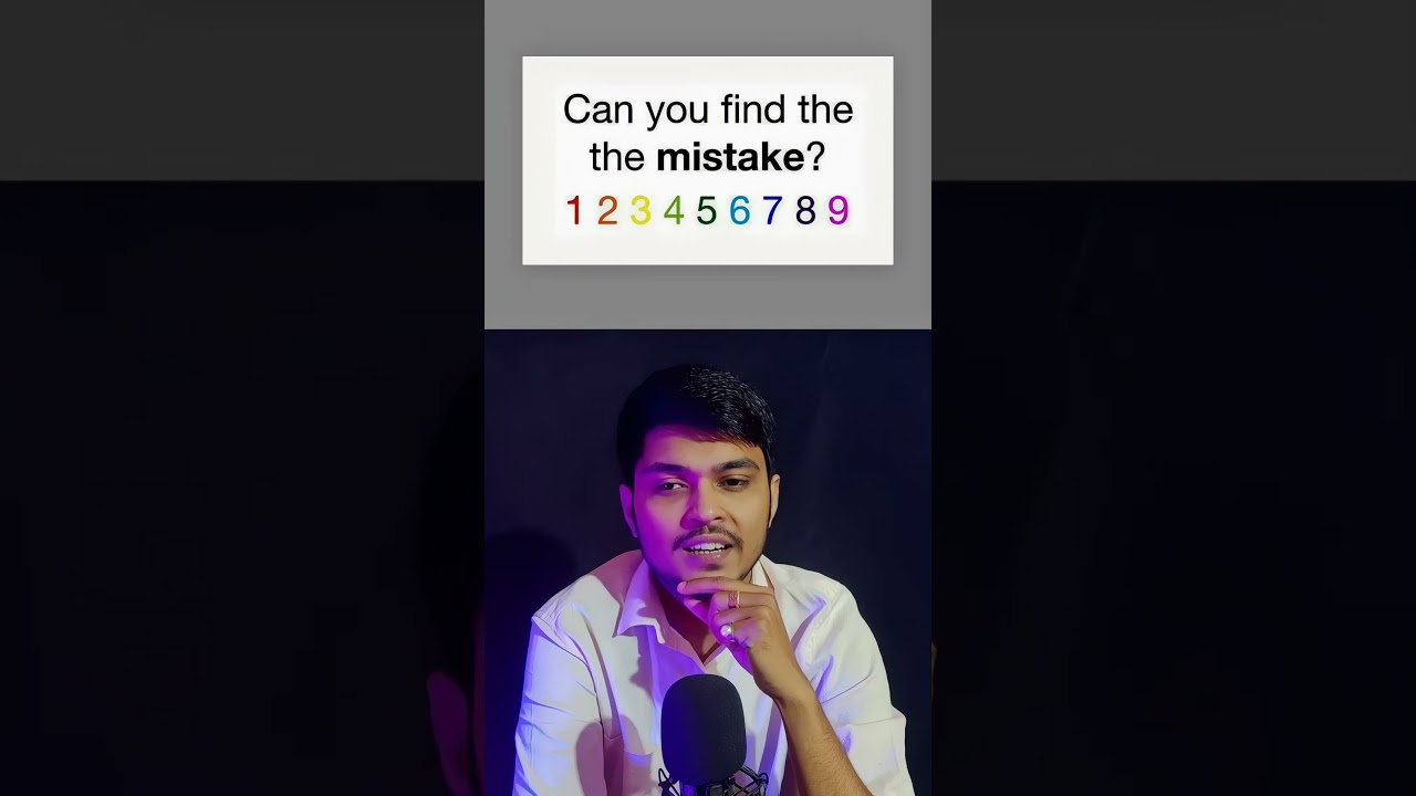 Can You Find The Mistake Challenge 