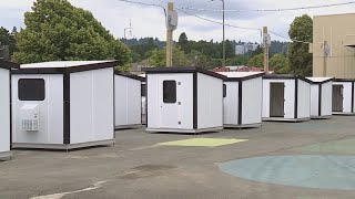Wheeler Holds Preview For 1St Portland Temp Shelter Site
