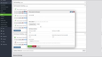 TD V2.1 - Offer Edit/Call Flow/Hold Queue Handling