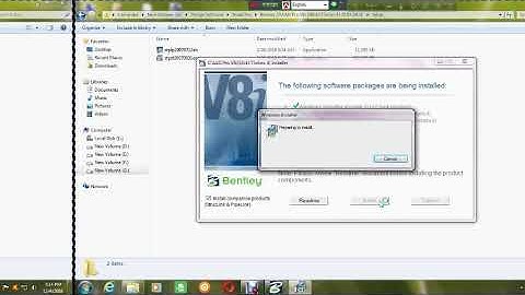 How to Install STAAD PRO V8i Select Service 4
