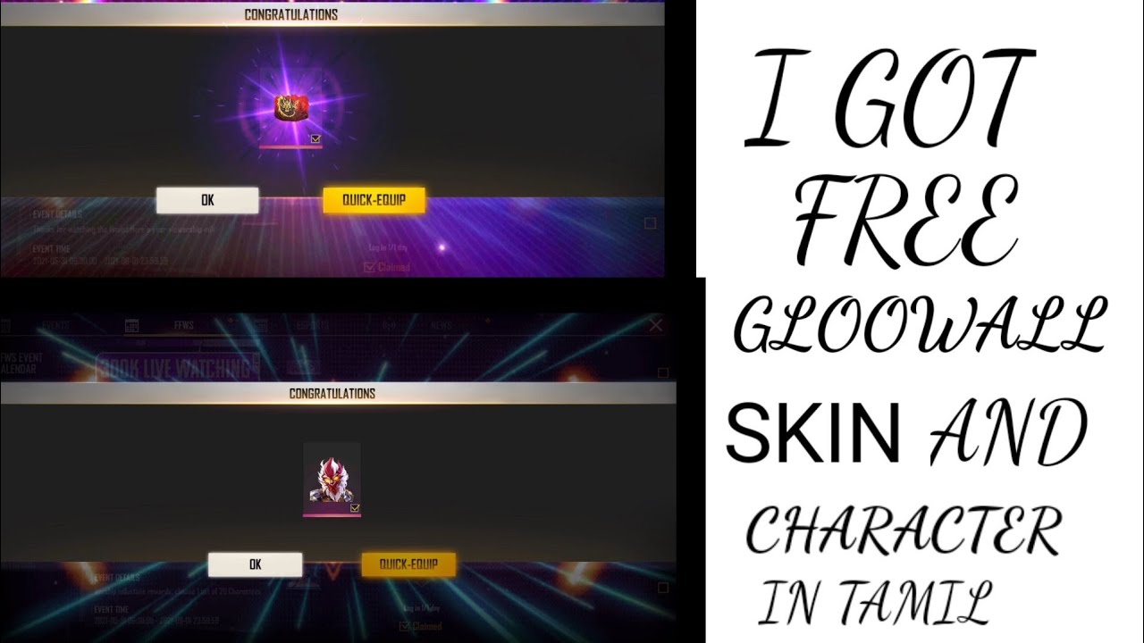 FFWS LIVE WATCHING MILESTONE REACHED & HOW TO CLAIM ALL FREE REWARDS IN FREE FIRE TAMIL