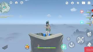 [Genshin Impact] Monstadt's Highest Peak (Atop Dragonspine's Floating Totem)