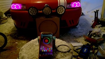 RGB Angel Eyes Bluetooth Led Controller Android IOS