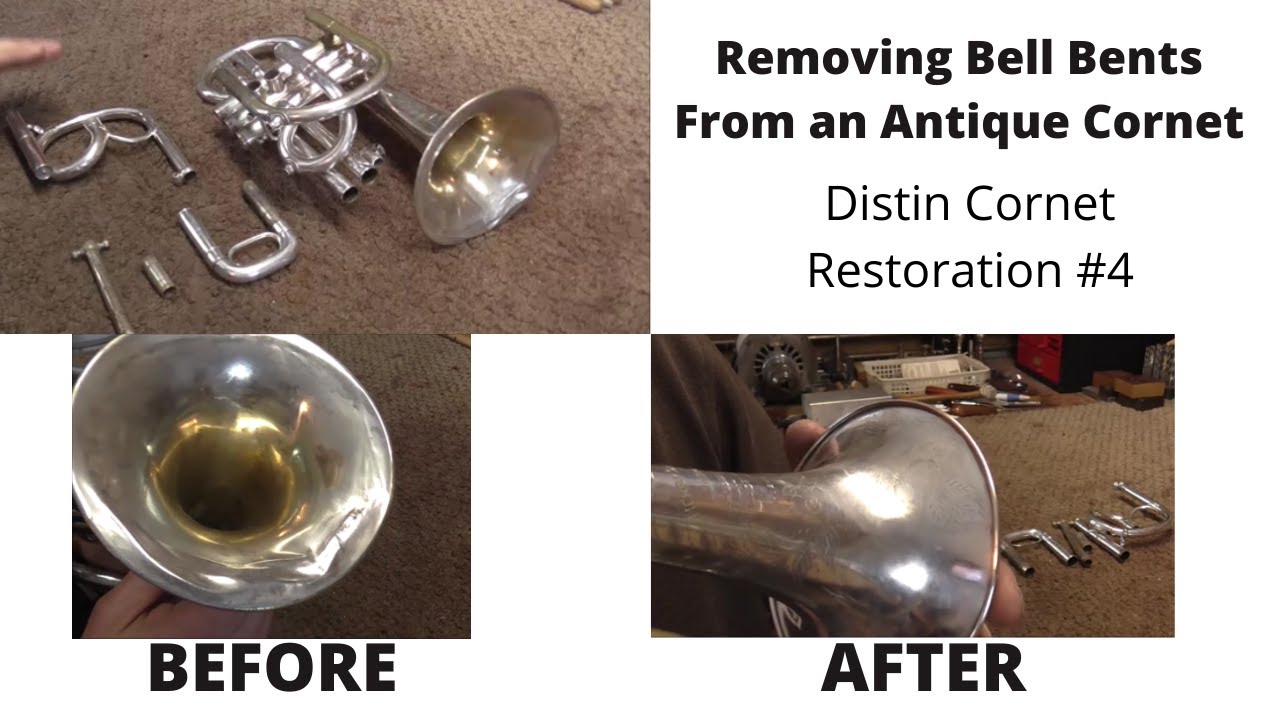 Restoration 4 Removing Bell Dents YouTube