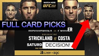 UFC 302 Full Card Predictions and Breakdowns!