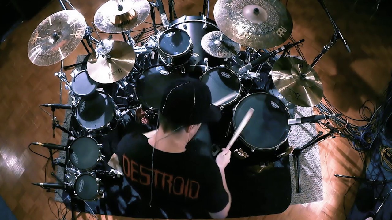 KJ Sawka - The Time Has Come - Drum play through