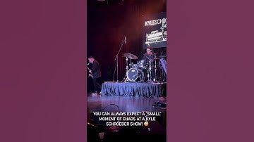 Thumbnail of YOU CAN ALWAYS EXPECT A “SMALL” MOMENT OF CHAOS AT A KYLE SCHROEDER SHOW! 🤪 #chaos #crazy #insane