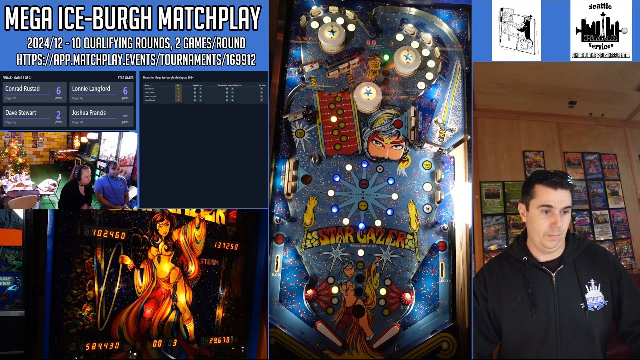 Seattle Pinball Mega Ice Burgh Matchplay Finals - December 2024