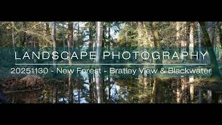 20251130 - New Forest Bratley View & Blackwater. Dawn Landscape photography flooded woodland