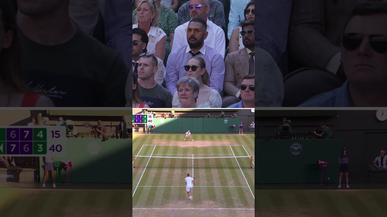 Not a bad trio to spot at Wimbledon 👀