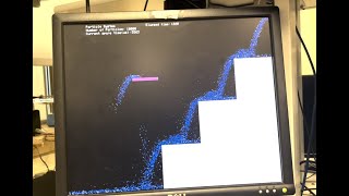 Water particle system animation implemented on RP2040