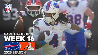 Week 16 Showdown Bills vs Browns Full Game Highlights NFL 2025