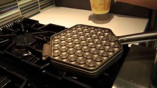 ... , using williams-sonoma egg waffle pan. checkout the recipe in our
new updated video @ http://youtu.be/ogvu1-kw4a4