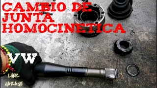 CAMBIO DE JUNTA HOMOCINETICA LADO CAJA DE VW || LUIS HER