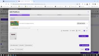 GDevelop video 3 - adding Platformer behaviour