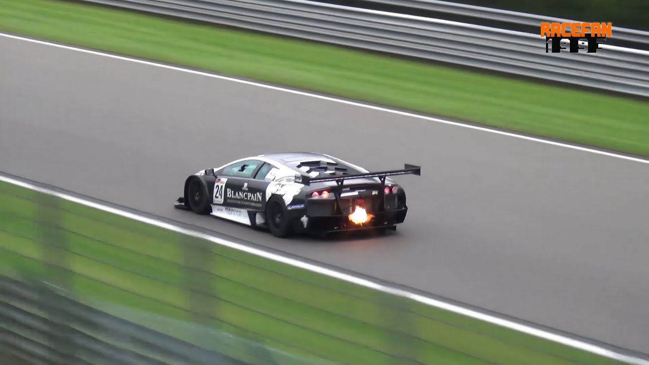 Lamborghini Murciélago GT1 pure Sound & Backfire  Reiter Engineering Spa Francorchamps
