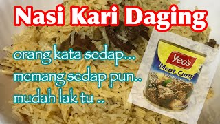 kari nasi kata daging cooker viral