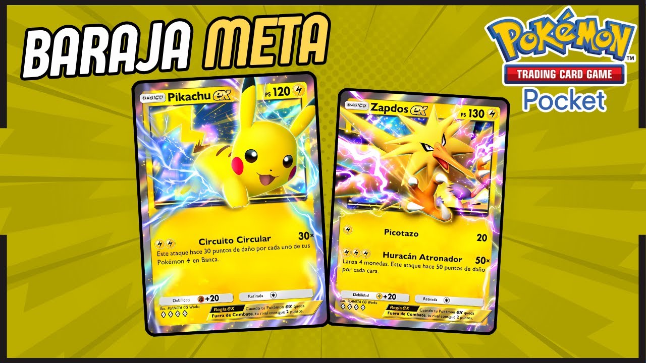 ¡Este MAZO de PIKACHU EX es ULTRA COMPETITIVO!⚡ | Pokemon TCG Pocket ...