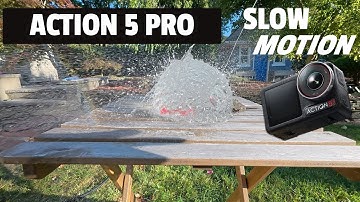 action 5 pro slow motion, how to film slow motion video with action 5 camera. DJI action 5 pro