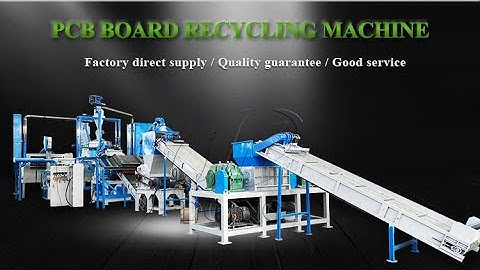 Waste printed circuit board pcb recycling machine e waste precious metals separating equipment