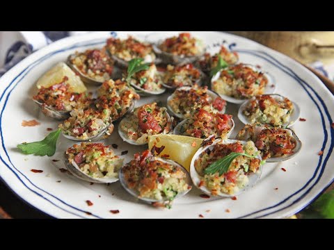 New England style stuffed clams - Caroline's Cooking