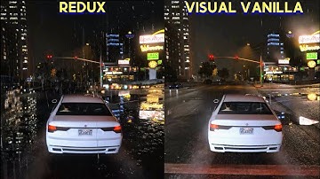 GTA 5 - Redux Vs Visual Vanilla Graphic Mod Comparison