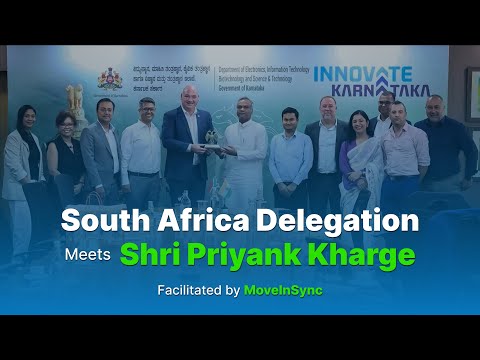 South Africa Delegation Meets Shri Priyank Kharge | Facilitated by MoveInSync