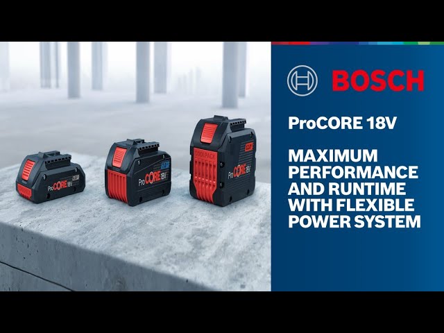 Kit batterie Bosch ProCORE 18V 5,5 Ah + GAL 1880 CV
