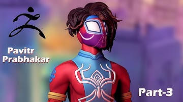 Zbrush character ( Pavitr Prabhakar) PART 2 From Spider man Across the Spider verse