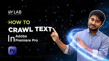 Create Captivating Videos with Crawl Text in Adobe Premiere Pro | UY Lab | Saiful Islam