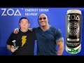 Zoa Energy Drink Product Review; Zoa by The Rock-Dwayne Johnson; Healthiest energy drink out there?