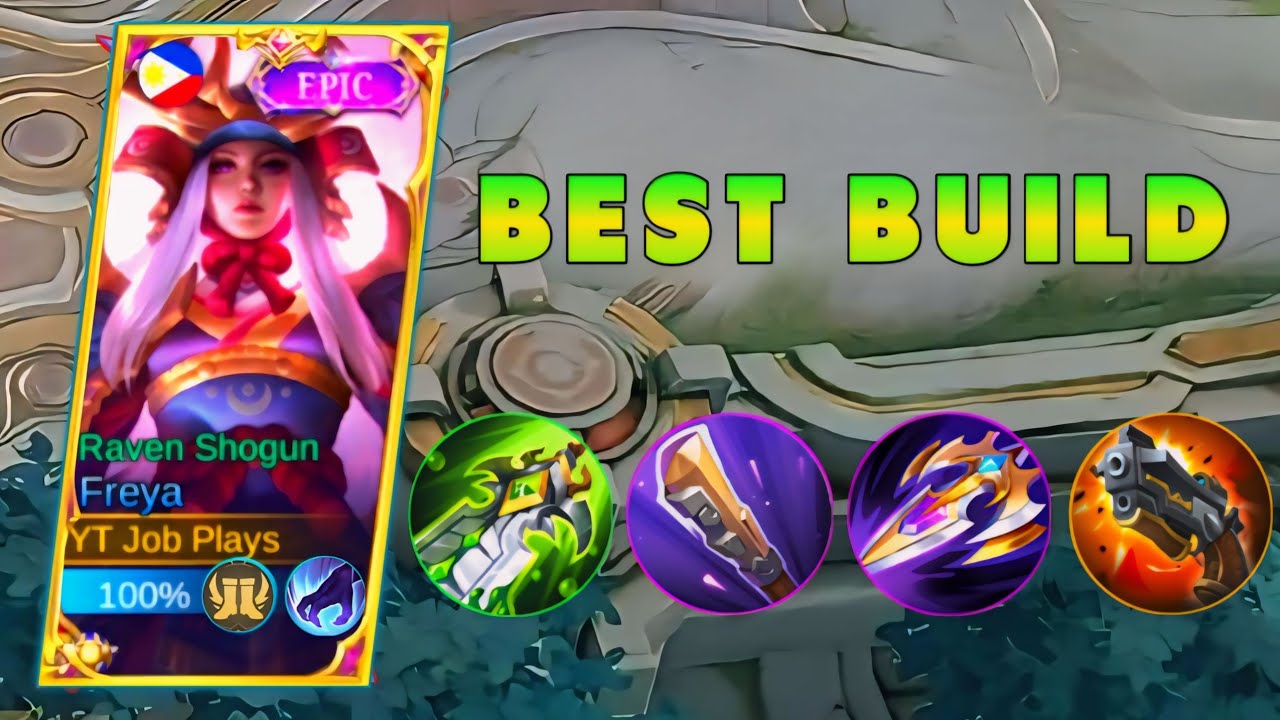 FREYA BEST JUNGLE BUILD FOR HIGH DAMAGE!!! ( MUST TRY ) FREYA BEST ...