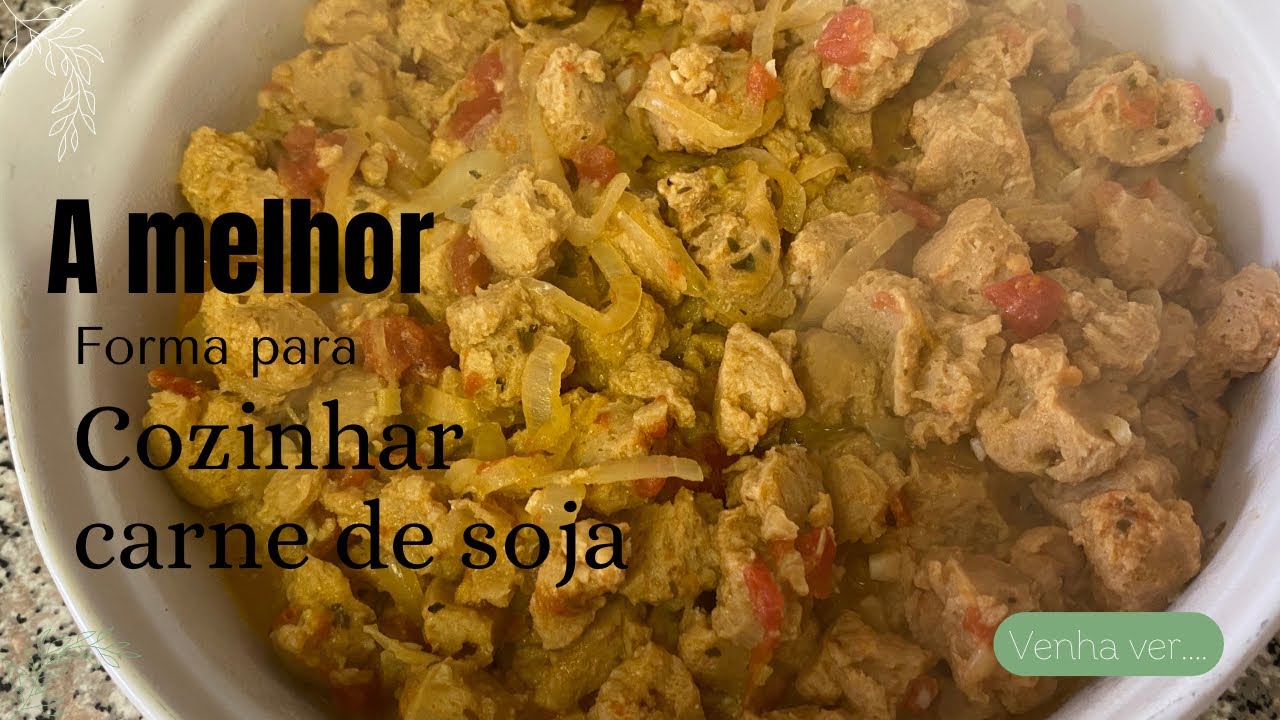 CARNE DE SOJA ( SAIBA COMO FAZER)!