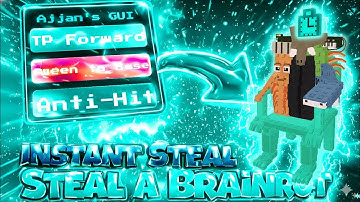 Steal a Brainrot SCRIPT Gui with INSTANT STEAL, INVISBLE, ANTI-KICK + SPEED BOOST!